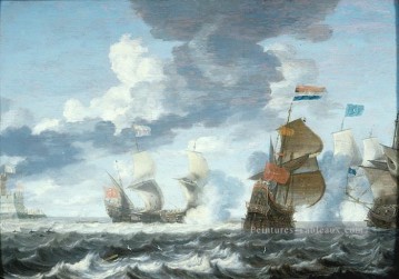  Navales Art - Malning Sjoslag à Bonaventura Peeters à Hallwylska museet Batailles navales